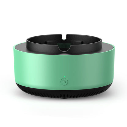 AeroTray™ electronic smokeless ashtray in mint green