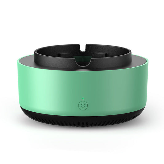 AeroTray™ electronic smokeless ashtray in mint green