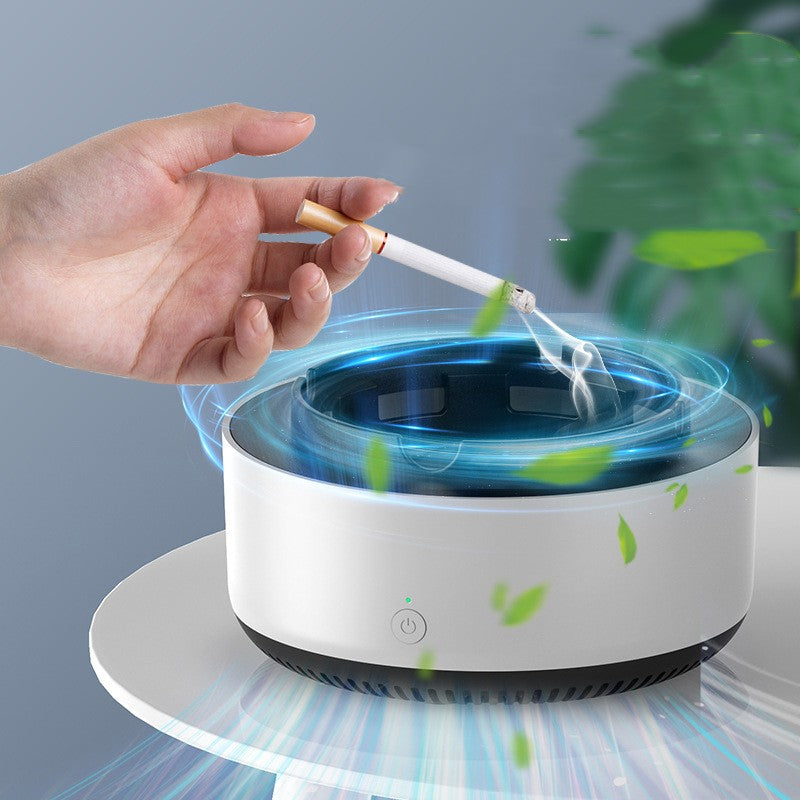 AeroTray™ electronic smokeless ashtray in mint green